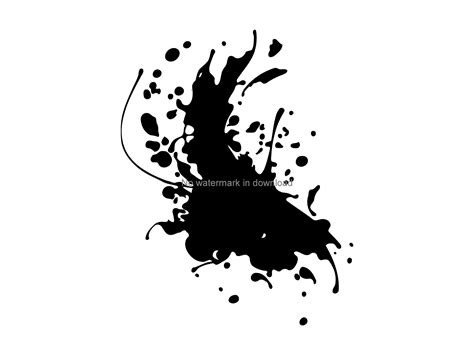 splash silhouette|paint splatter silhouette.